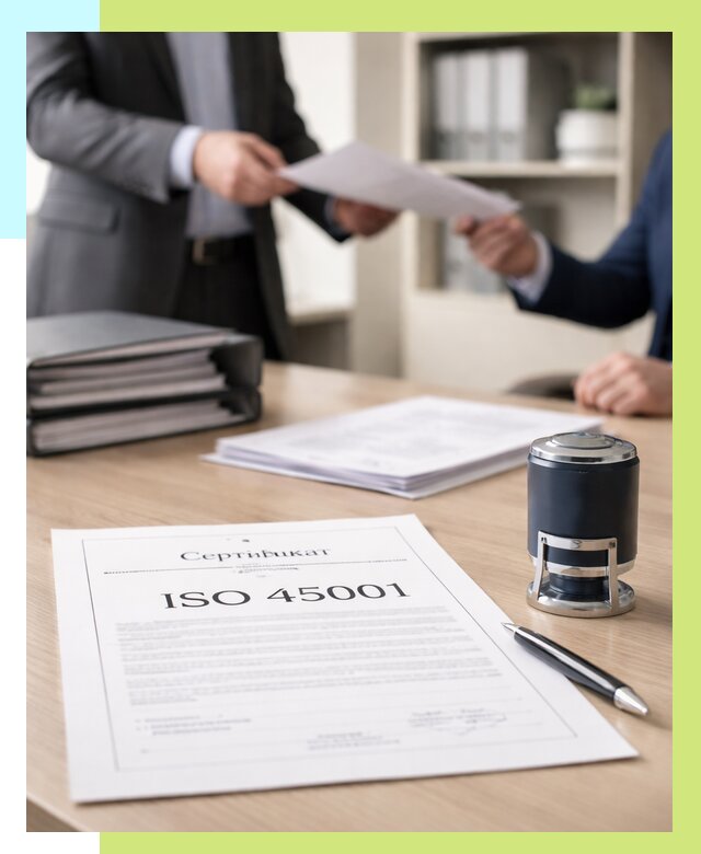 Сертификат ISO 45001 в Ирбите под ключ от 49469 р. | Сертэкс